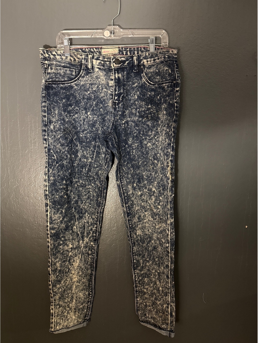 Ardene Women's Acid Wash Skinny Jeans Size 11